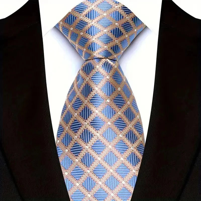 Elegant Floral Jacquard Woven Men's Neck Tie showcasing a vibrant colour palette, perfect for the style-conscious gentleman.