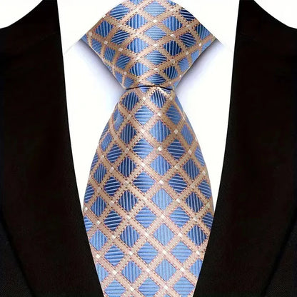 Elegant Floral Jacquard Woven Men's Neck Tie showcasing a vibrant colour palette, perfect for the style-conscious gentleman.