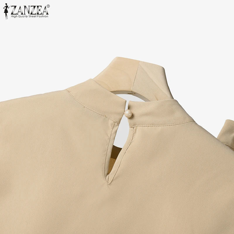 Stylish summer outfit combination of a chic tank top and wide leg pants, highlighting luxury and elegance for the discerning office lady.