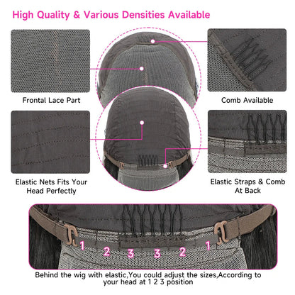 Stylish display of a premium 100% human hair bob wig, featuring intricate water wave curls and pre-plucked, bleached knots for a flawless finish and natural appearance.