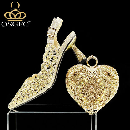 Elegant QSGFC Fuchsia Women's Heel Pumps with thin heels, showcasing luxurious Italian design, perfect for parties and weddings, size range 37-42.