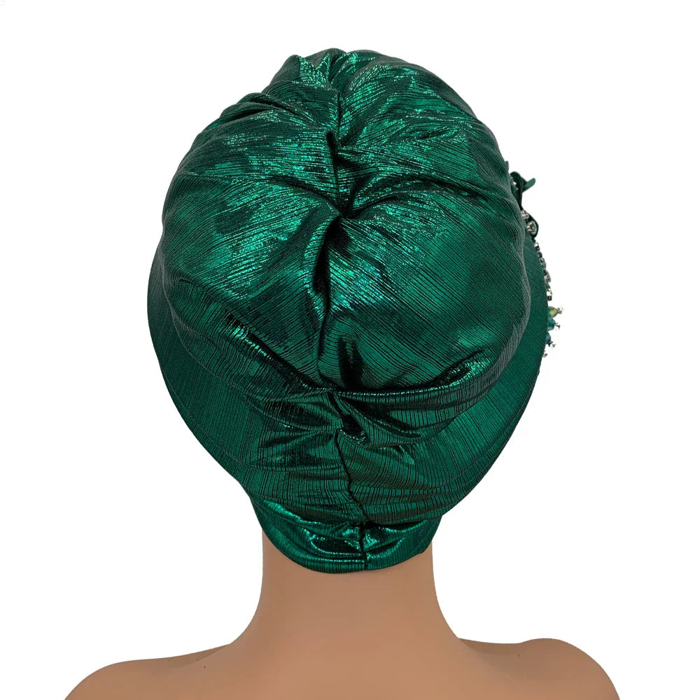 Vibrant African headtie, perfect for special occasions, blending traditional beauty with modern elegance.