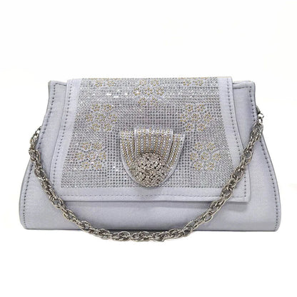 Elegant Venus Chan Italian Design women's golden wedding pumps featuring full diamond bling and high spike heels, perfect for glamorous occasions.