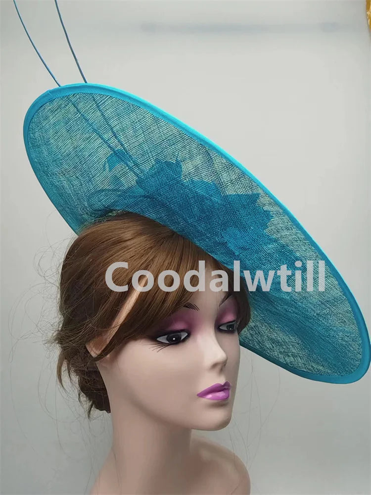 Stylish Kentucky Derby feather headpiece, showcasing a sophisticated design ideal for special occasions and formal events.