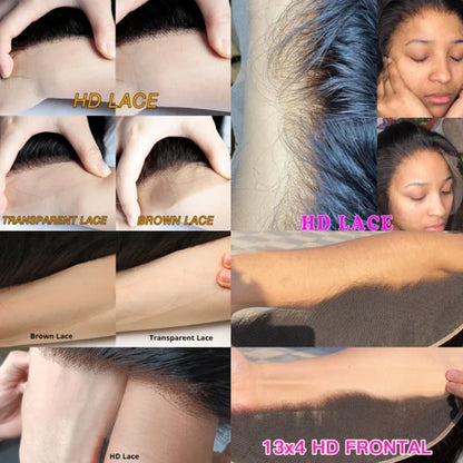 Artistic display of the Yaki Straight 360 Lace Frontal Wig emphasizing its rich, Brazilian Remy human hair and long-lasting quality.