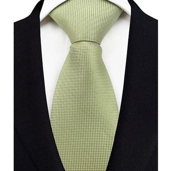 Sleek 8CM Men's Neck Tie in striking green and blue tones, designed for sophistication and modern fashion.
