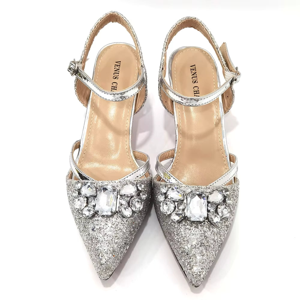 Stylish mid-heel Mary Jane Pumps with a matching bag, exuding luxury and sophistication, crafted by Hot Trends Area.