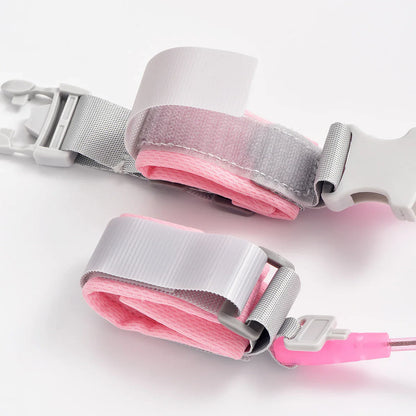 Elegant children's anti-loss bracelet designed with a key lock and traction rope, ideal for ages 0-12 years.