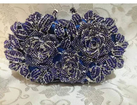 Crafted Metallic Leather Clutch for women, a luxurious and elegant evening purse ideal for parties and formal events.