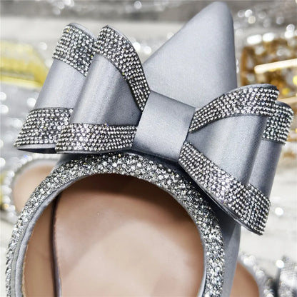 Fashion-forward African party sandals with high heels and eye-catching crystal chain design, ideal for sophisticated women's footwear collection.