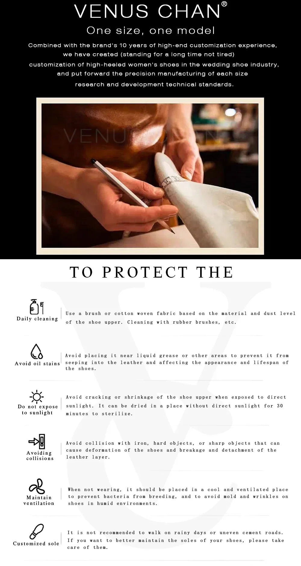 Elegant Venus Chan high heel gold shoes adorned with luxury rhinestones, perfect for parties and special occasions.