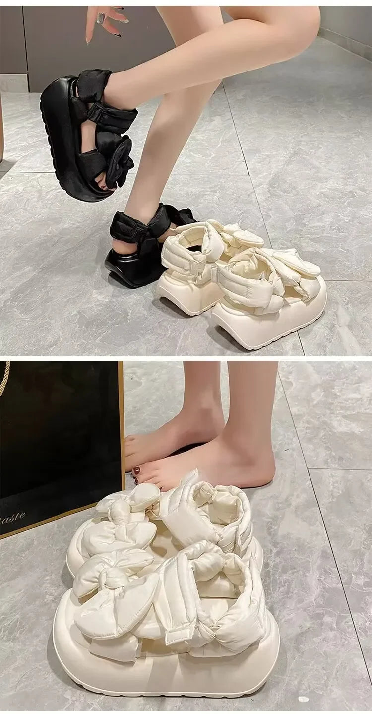 Elegant summer gladiator sandals for women with solid pattern and luxurious PU insole, offering both style and comfort.