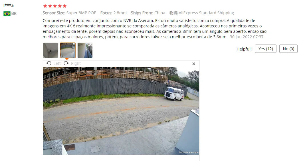 State-of-the-art outdoor POE IP camera with colour night vision and a refined metallic finish, perfect for luxurious security needs.