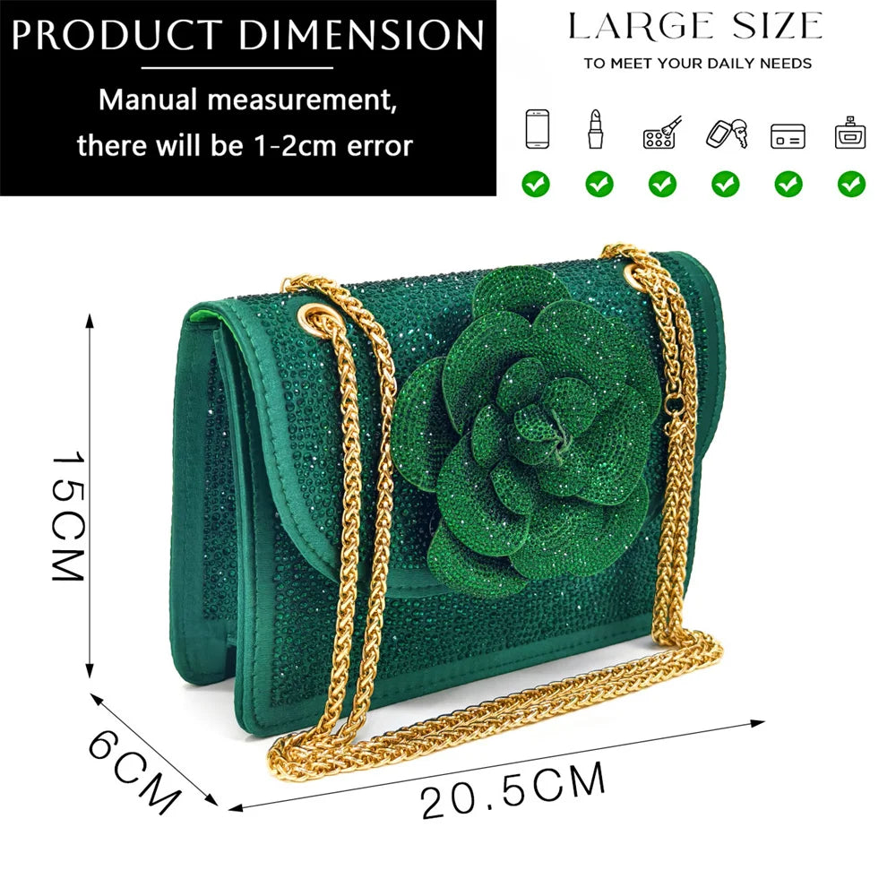 Glamorous pointed-toe heels crafted from synthetic materials, paired with a matching bag, designed for the modern, stylish woman.