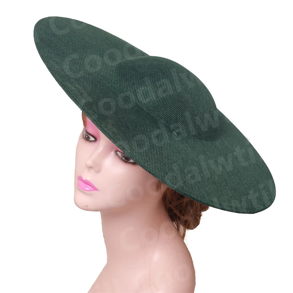 Premium quality 40CM headwear base for women, perfect for creating bespoke fascinators and enhancing luxurious looks.