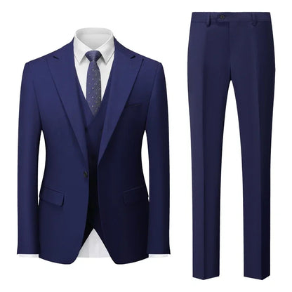 Sophisticated groom wedding blazer made from high-quality polyester and viscose, available in sizes M to 5XL.