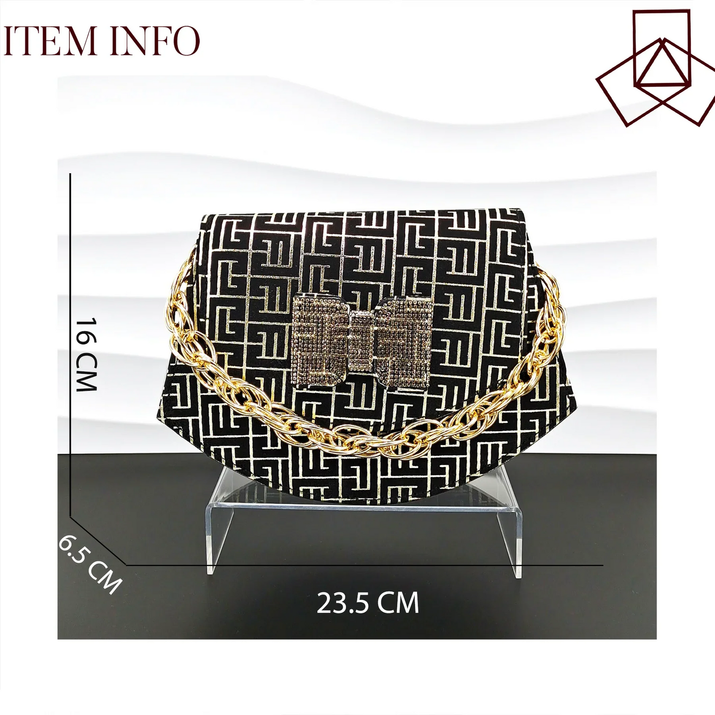 Luxurious women's handbag matching the high heel set, beautifully designed for special occasions, ideal for weddings and upscale events.