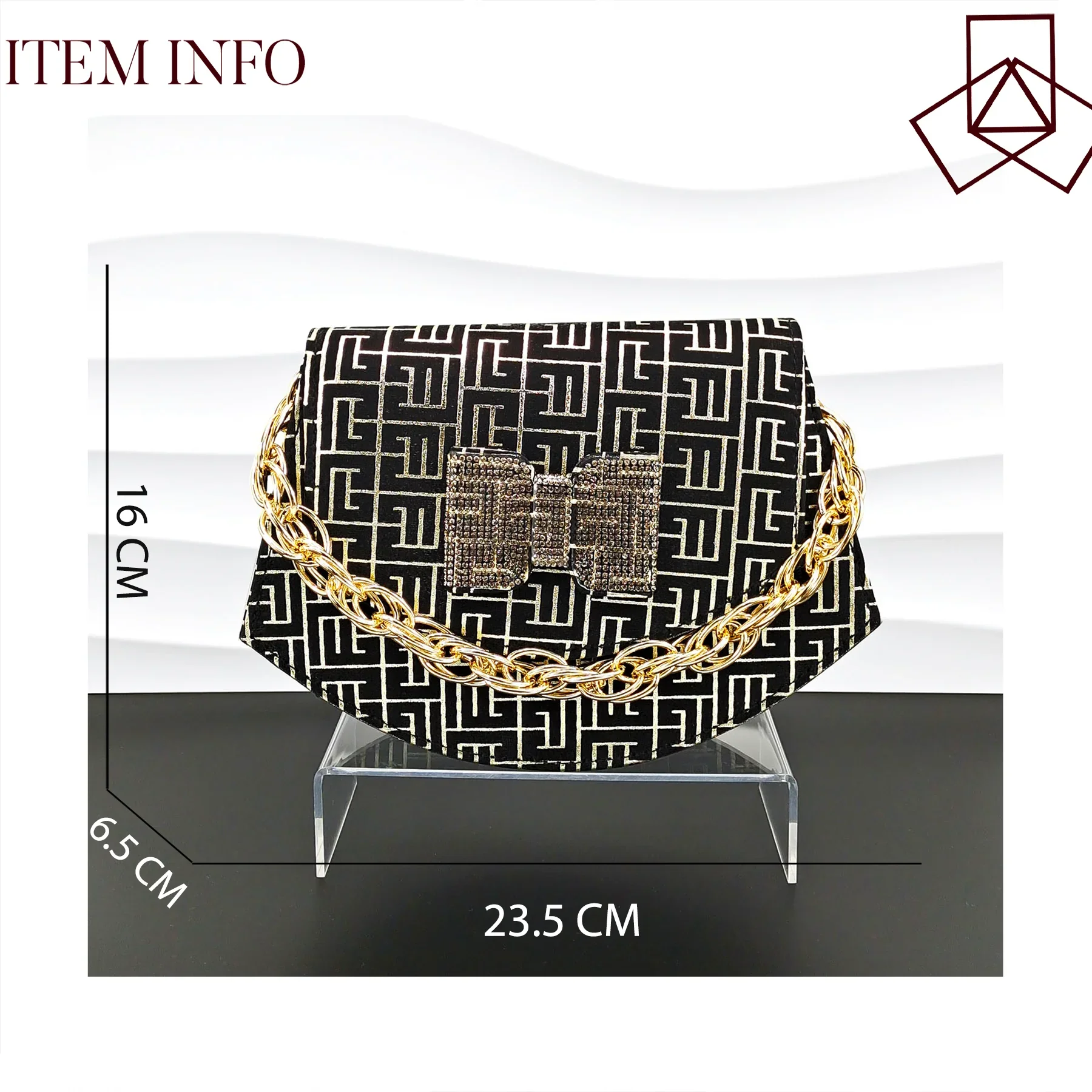 Luxurious women's handbag matching the high heel set, beautifully designed for special occasions, ideal for weddings and upscale events.