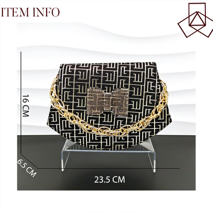 Luxurious women's handbag matching the high heel set, beautifully designed for special occasions, ideal for weddings and upscale events.