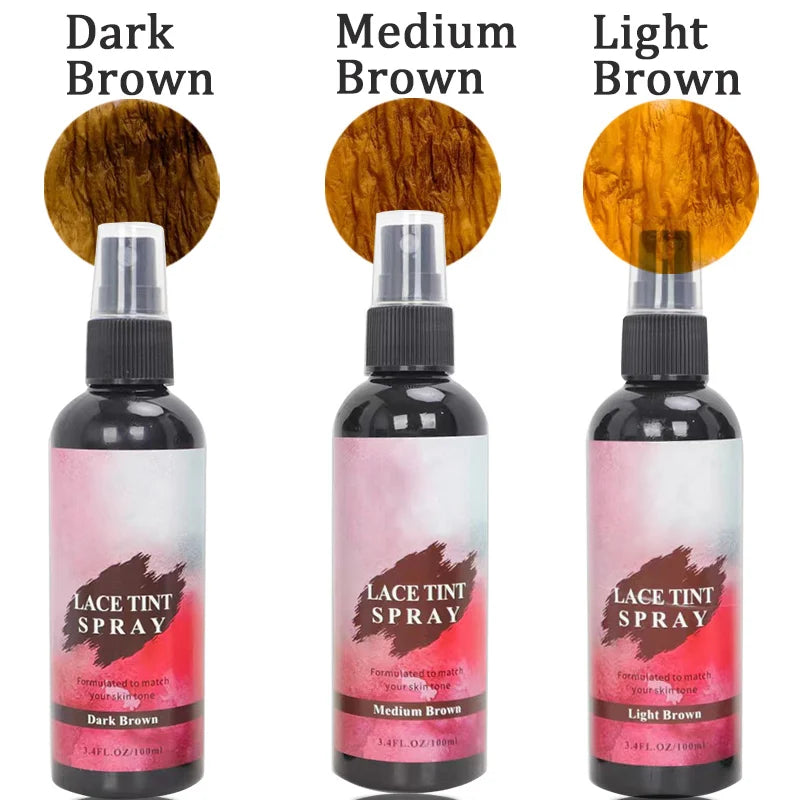 Elegant glossing hair polisher for a radiant finish on wigs and extensions, presented in a chic 177ml bottle.