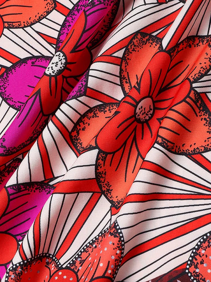 Elegant plus size women's bohemian summer maxi dress featuring batwing sleeves and ankle-length design, perfect for a luxurious outdoor getaway.