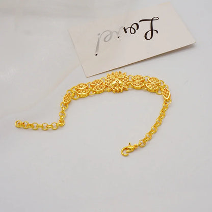 Stylish gold colour earrings from a luxury jewelry set for women, designed with a trendy square pattern ideal for weddings.