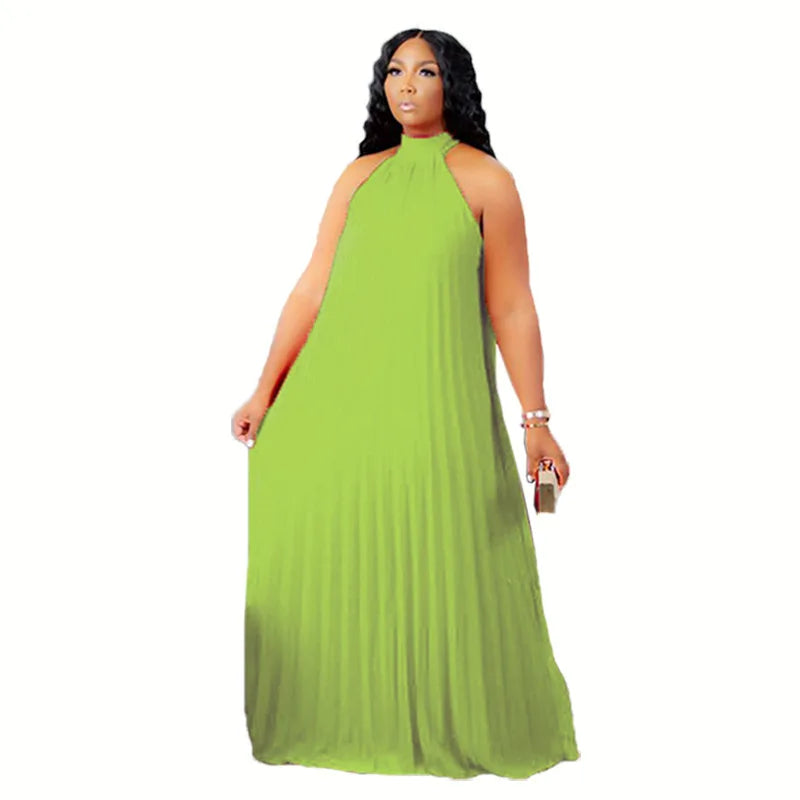 Luxurious bandage halter dress designed for plus size women, combining comfort and elegance for any special occasion or night out.