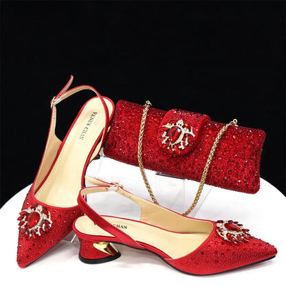 Full view of champagne women's sandals with spike heels, ideal for enhancing elegance at weddings and special events.