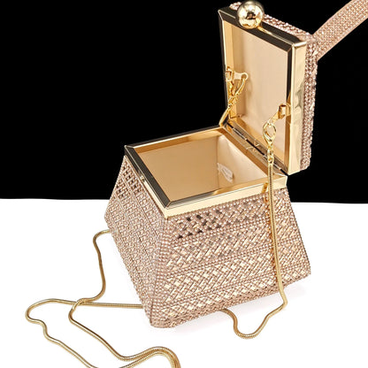 Fashionable pairing of exquisitely designed party shoes and elegant handbag, ideal for upscale events.