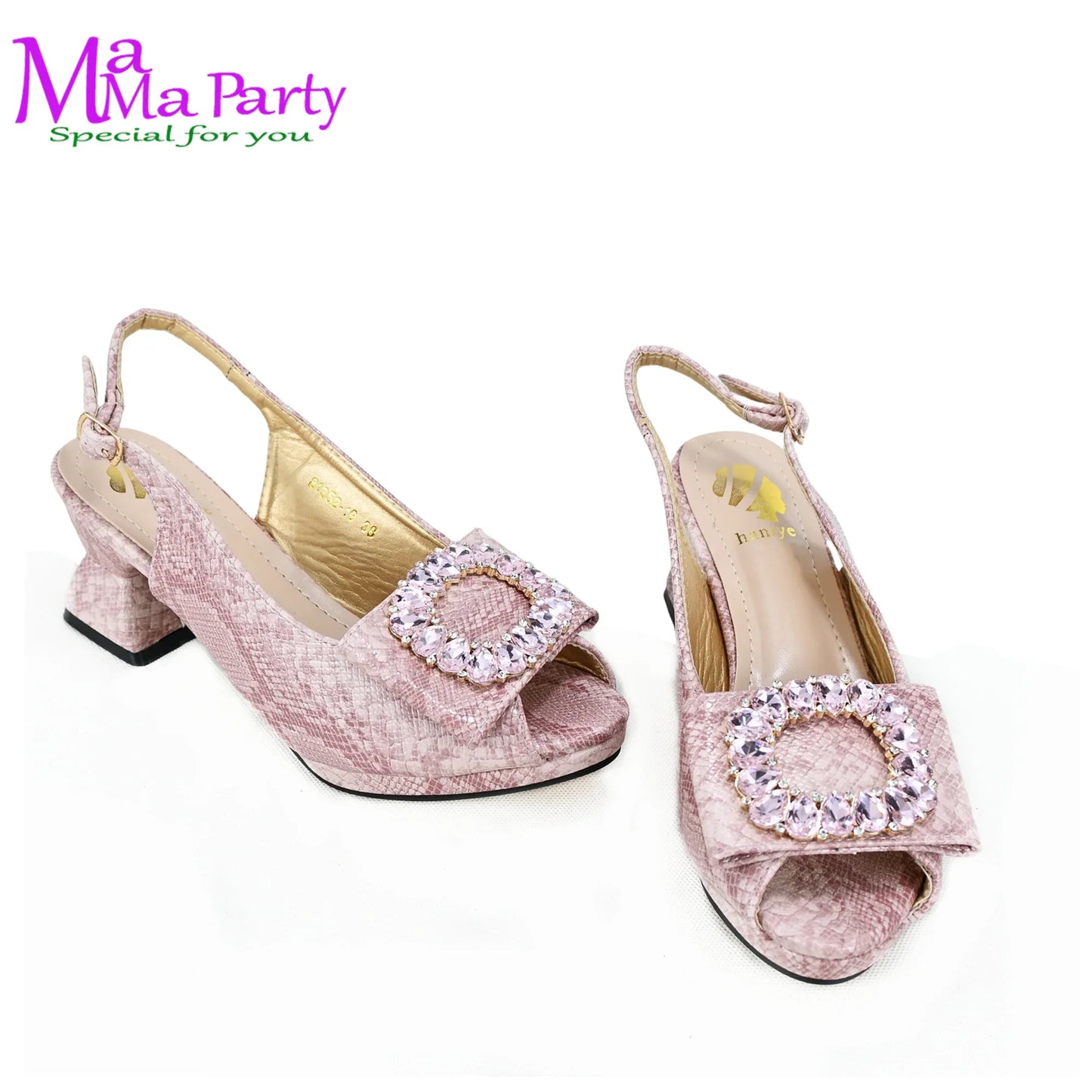 Stylish high heel slingback pumps in eye-catching yellow, enhanced with crystals, delivering a blend of comfort and high fashion for discerning women.