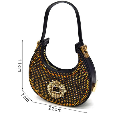 Luxurious elegant women's party shoes with medium heel and pointed toe, paired with a chic matching handbag, perfect for special occasions.