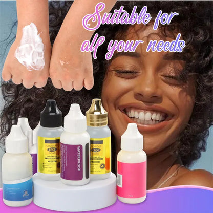 Luxurious complete wig installation kit featuring essential styling products including glue, mousse, and wax stick for flawless hairstyles.