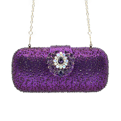 Sophisticated black rhinestone pump heels paired with a stylish matching handbag, ideal for formal occasions and celebrations.