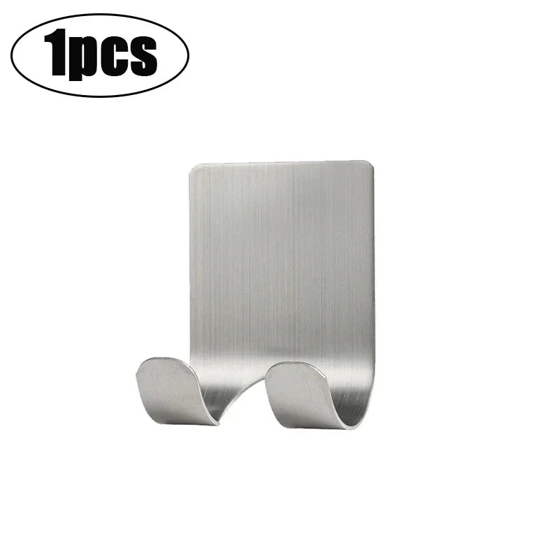 Sleek design of a stainless steel razor holder, emphasizing eco-friendly materials and wall-mounted convenience in an upscale bathroom setting.