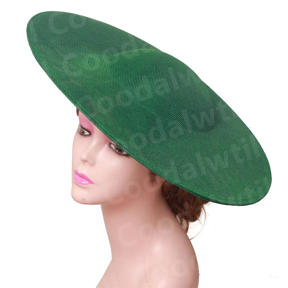 Luxurious 40CM big fascinator base, an essential accessory for ladies, perfect for DIY creations and enhancing special occasion outfits.