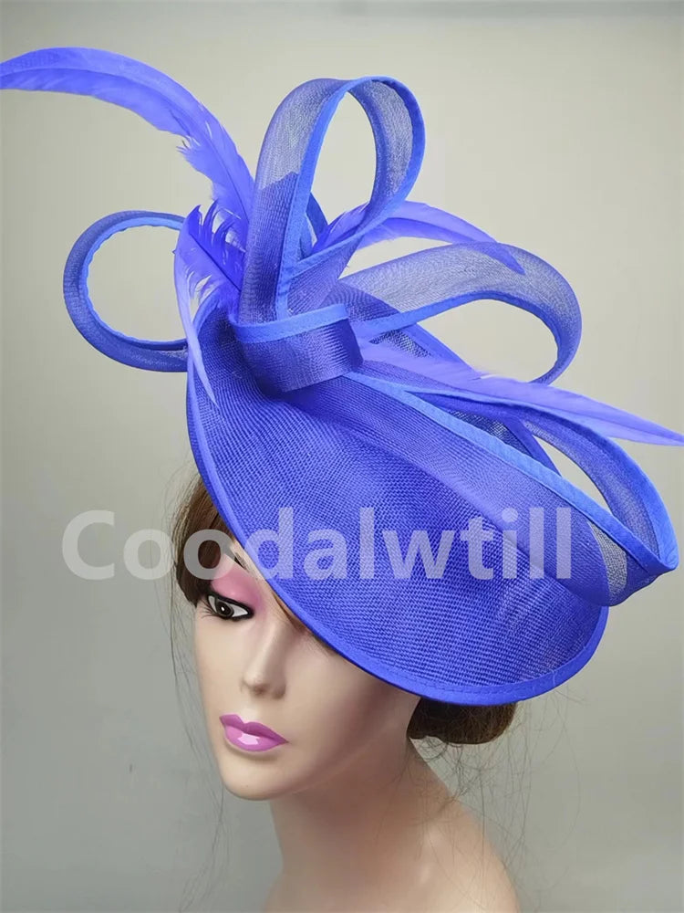 Elegant grey fascinator pillbox cap for women, perfect for weddings and formal occasions, showcasing a chic design and 30CM size.