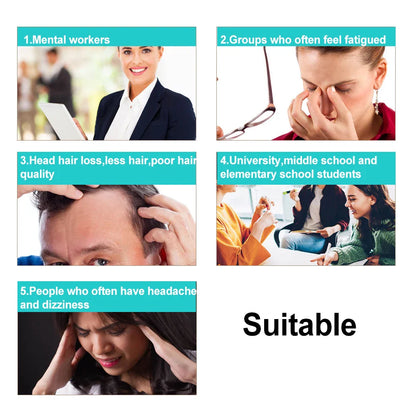 Elegant electric scalp massager showcasing advanced technology for promoting hair growth, crafted with premium silicone for a soothing experience.