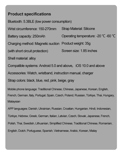 Stylish and Functional Smart Watch for Women with a sleek design, advanced health monitoring features, and durable fine steel band.