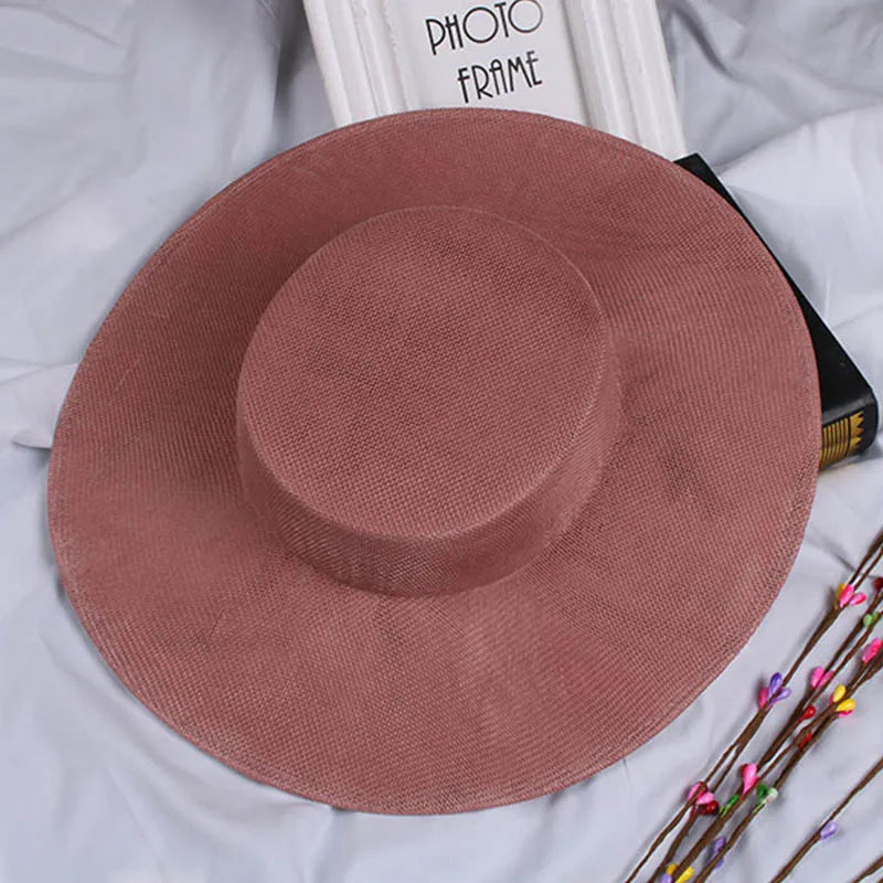 Sophisticated Sinamay Fascinator Hat - 31cm diameter, ideal for the discerning woman, enhancing your bridal or party attire with an elegant flair.