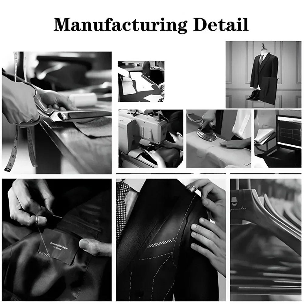 Detail of the peak lapel and smooth fabric on a men's vintage suit jacket, ideal for formal occasions.