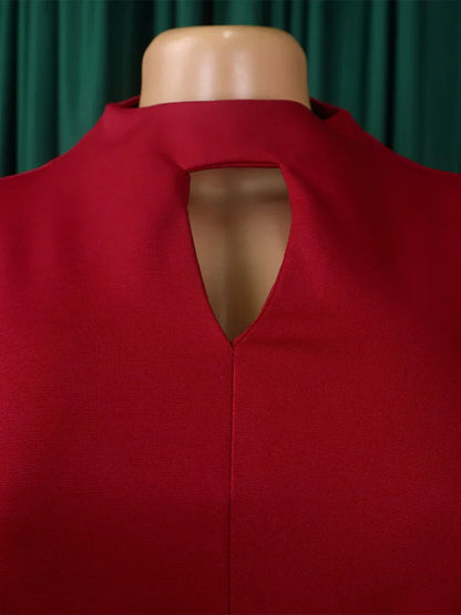 Lifestyle image of the Wmstar Plus Size African Dress in a beautiful setting, highlighting its versatility for various special occasions.