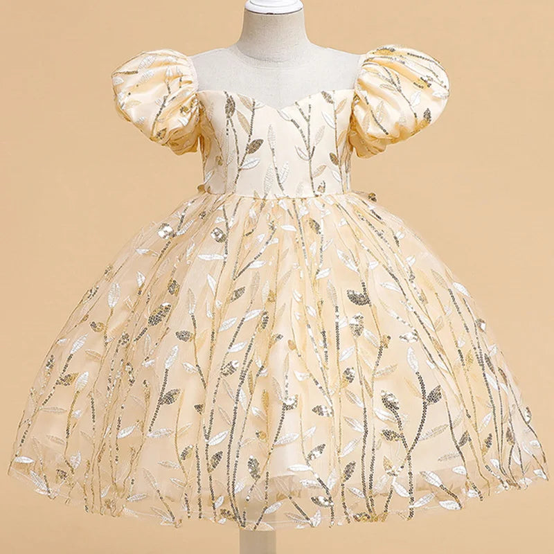 Delicate summer dress made from high-quality cotton and polyester, crafted for comfort and style, suitable for girls aged 2-12.