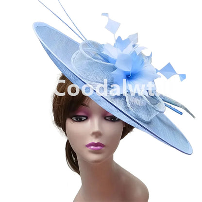Luxurious large headpiece for women's fashion, featuring a classic design suitable for parties and upscale events.