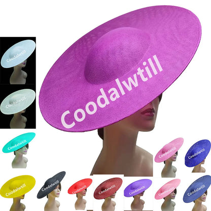 High-quality 40CM fashion fascinator headpiece base for women, suitable for various occasions including weddings, races, and formal gatherings.