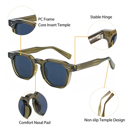 Elegant and trendy small frame retro sunglasses with UV400 lenses, perfect for fashion-conscious individuals.