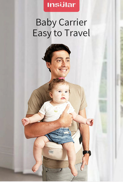 Luxury baby carrier showcasing solid pattern type, suitable for front facing and face-to-face positions for a bonding experience.