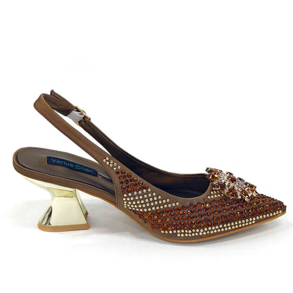 Stylish pointed toe slingback pumps for women, designed for special occasions, combining luxury and contemporary fashion.