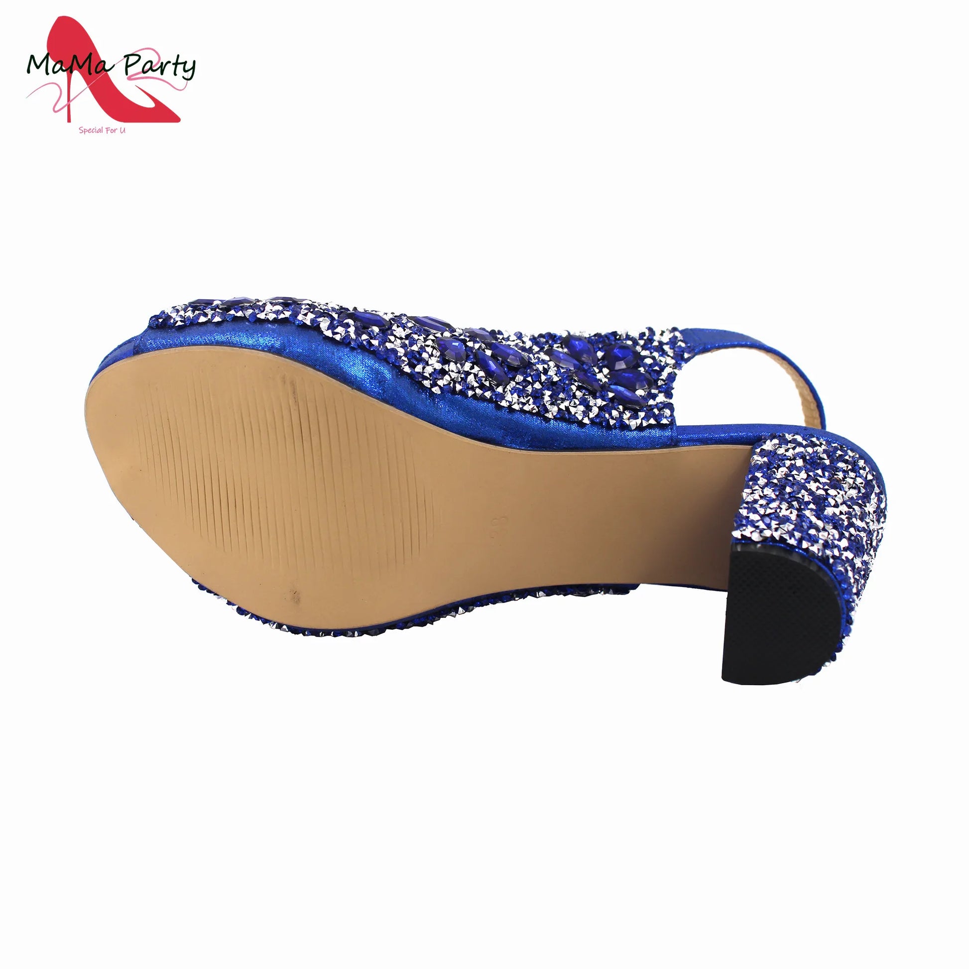 Charming matching handbag set designed for women, featuring a sophisticated crystal shine to complement stylish footwear for a glamorous look.