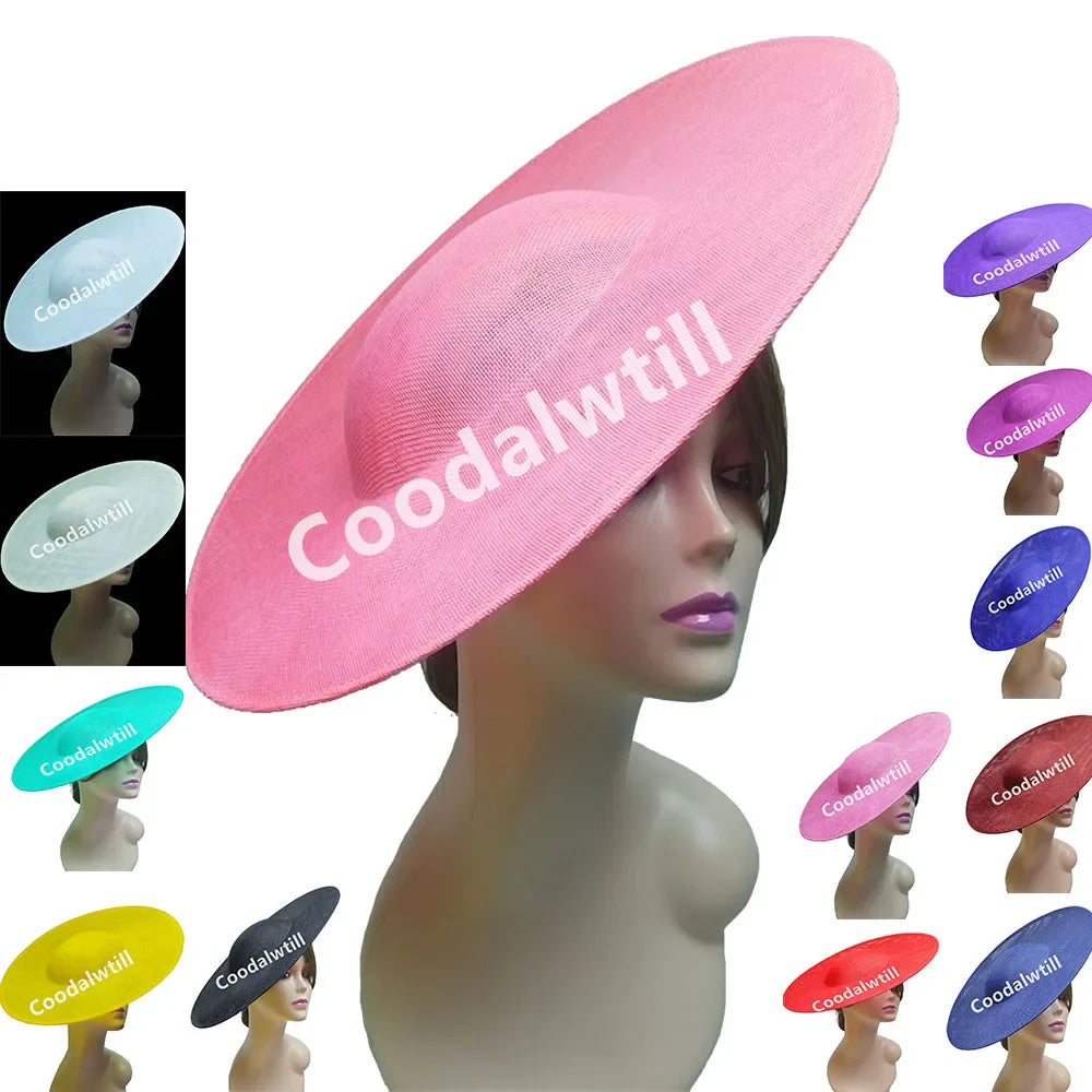 Luxurious 40CM fascinator base suitable for a variety of fashionable occasions, from weddings to church events, embracing refined and classy aesthetics.