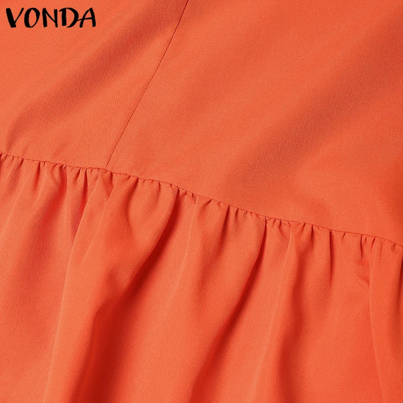 Premium Floor-Length Plus Size Sundress, Bohemian Style with a Flattering Silhouette for Elegant Summer Occasions.